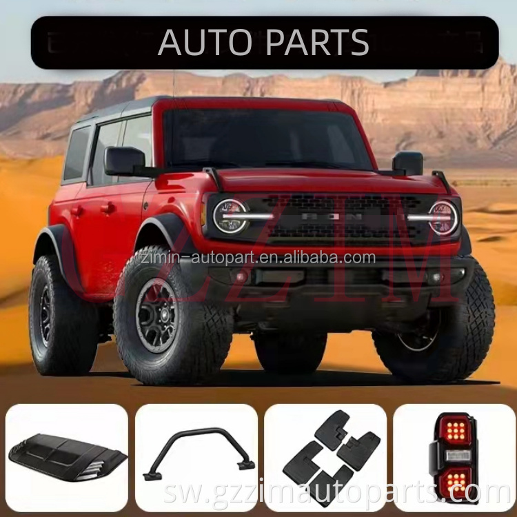 Sehemu za Auto ABS Mfuko wa Shina la Gari la Plastiki na Mmiliki wa Pocket ya Boot ya Boot kwa Bronco